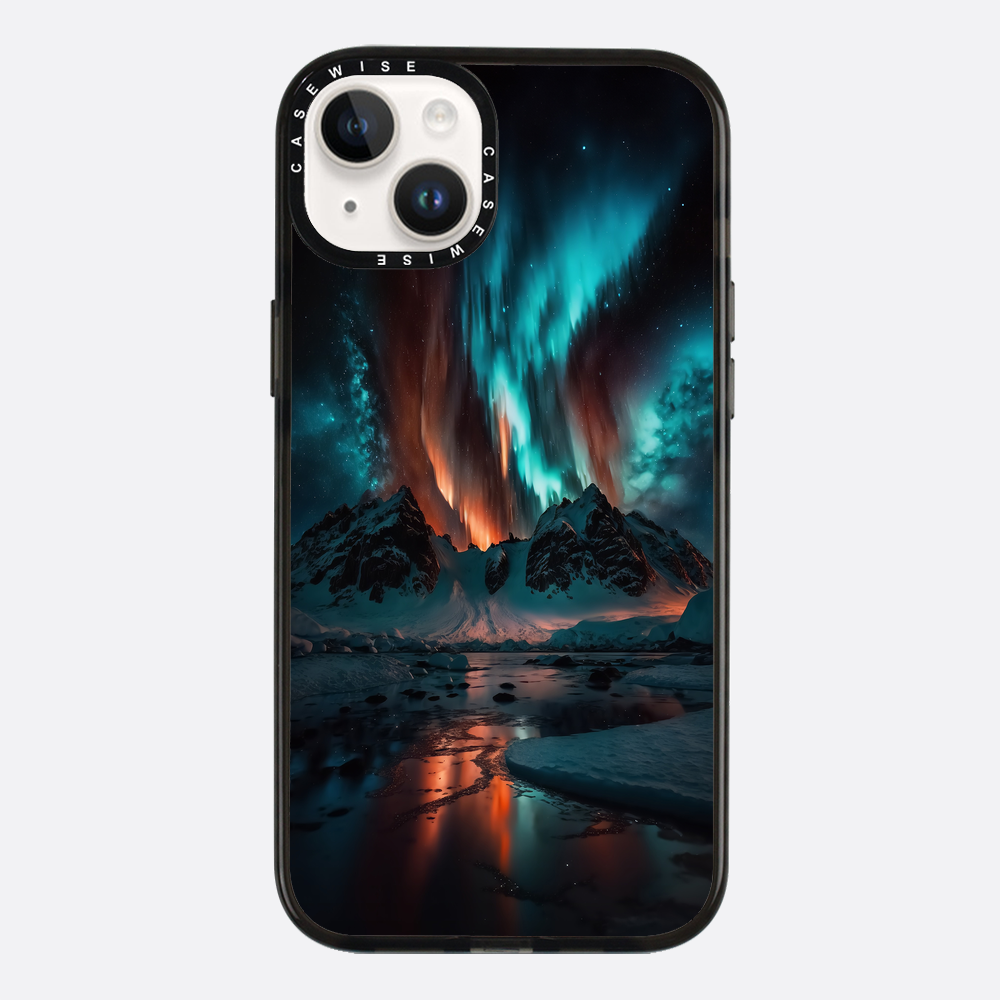 Aurora Borealis in der Nacht - Hülle