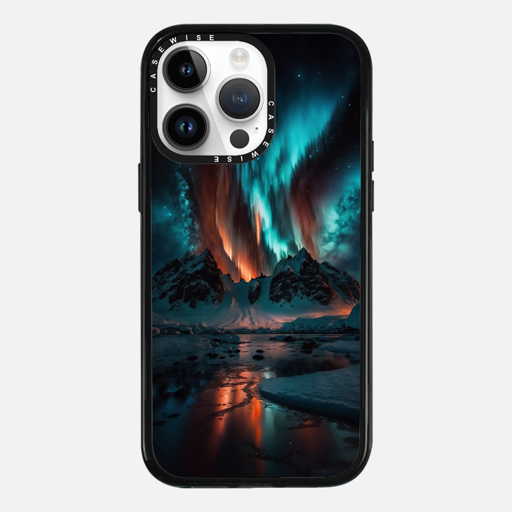 Aurora Borealis in der Nacht - Hülle