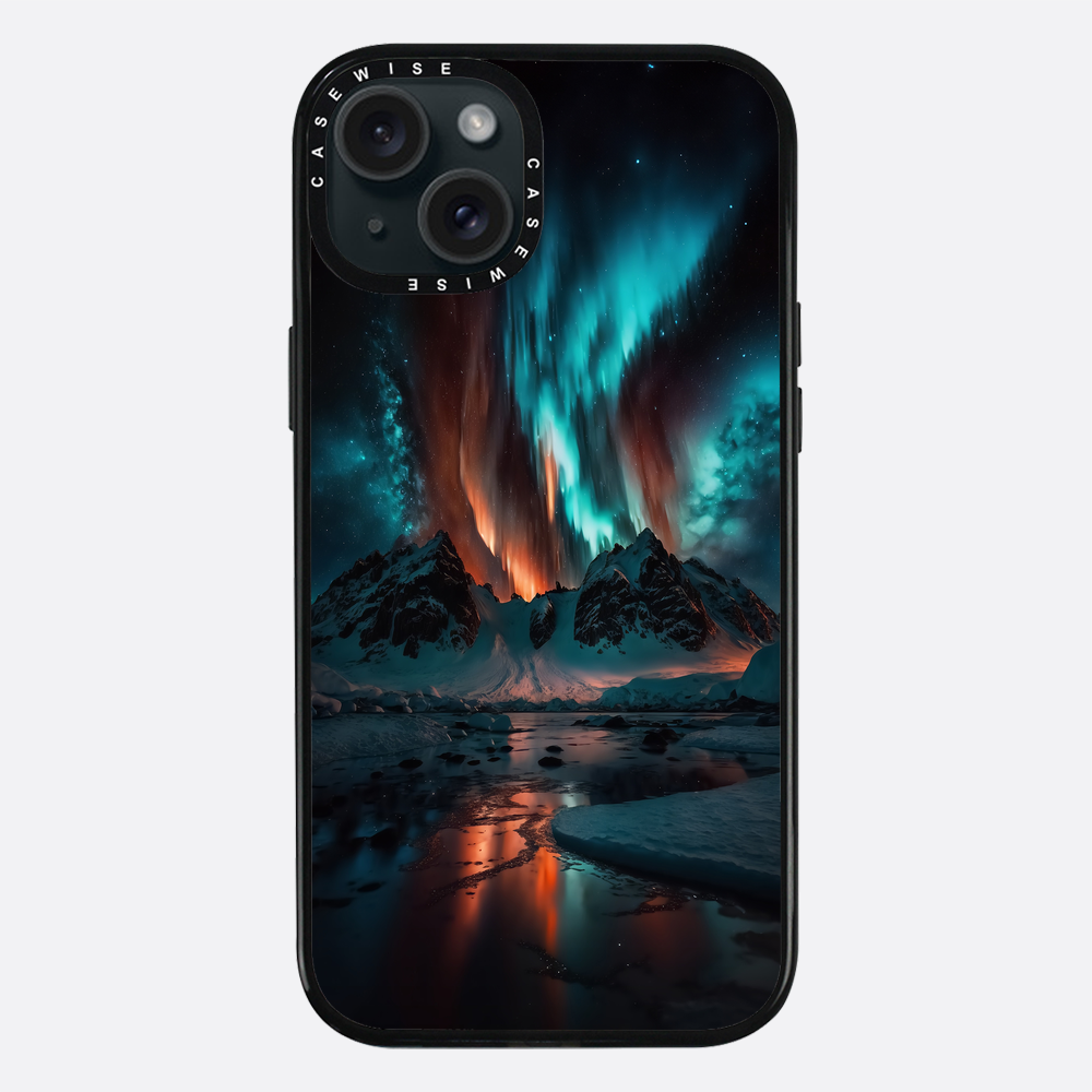 Aurora Borealis in der Nacht - Hülle