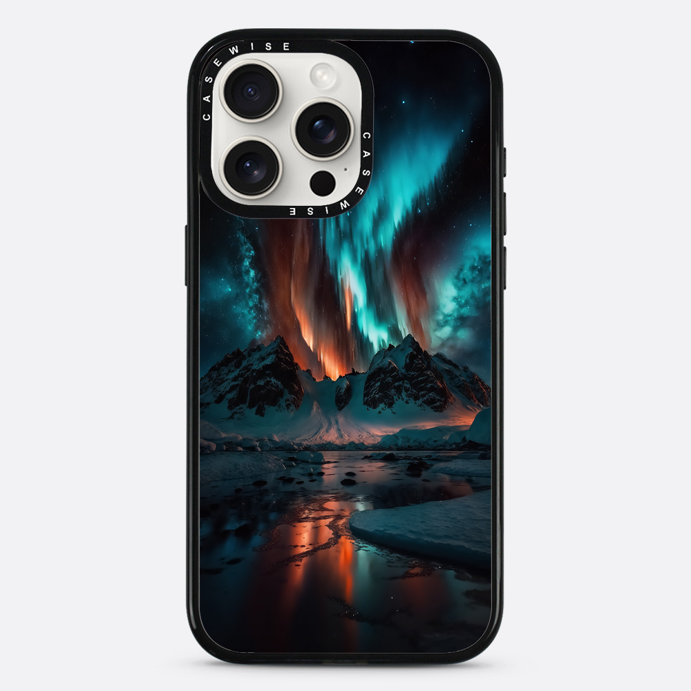 Aurora Borealis in der Nacht - Hülle
