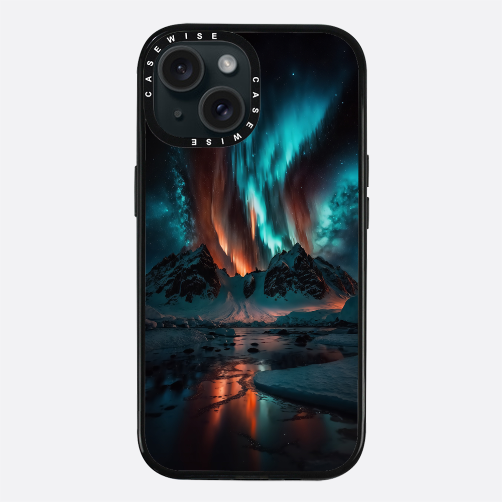 Aurora Borealis in der Nacht - Hülle