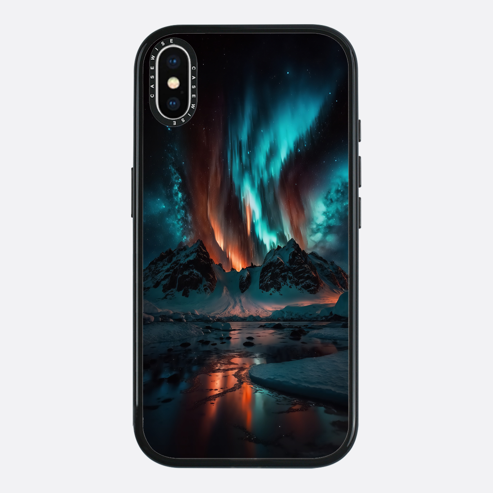 Aurora Borealis in der Nacht - Hülle