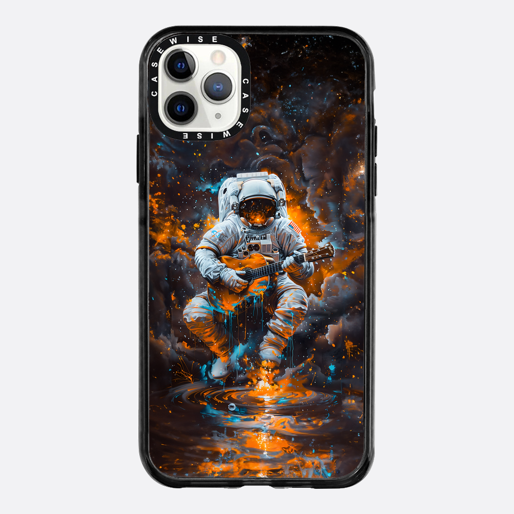 Astronaut spielt Gitarre - Hülle