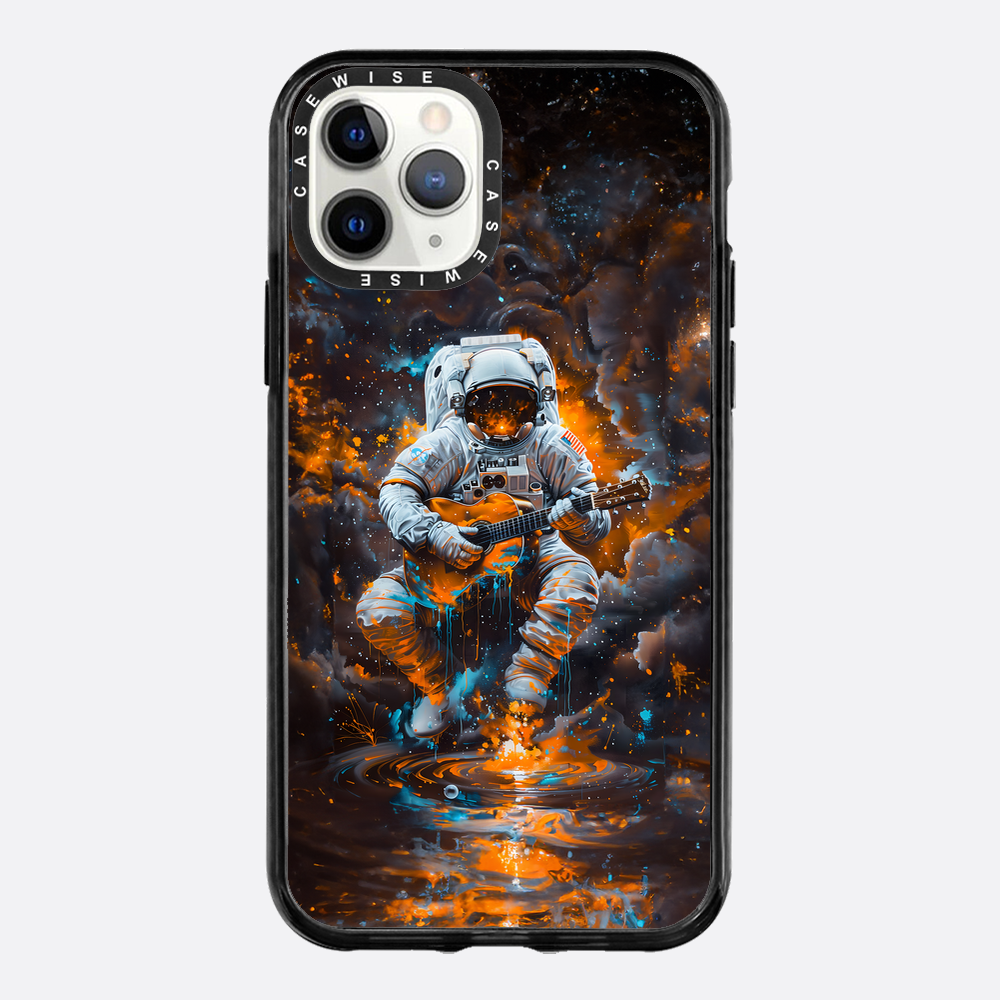 Astronaut spielt Gitarre - Hülle