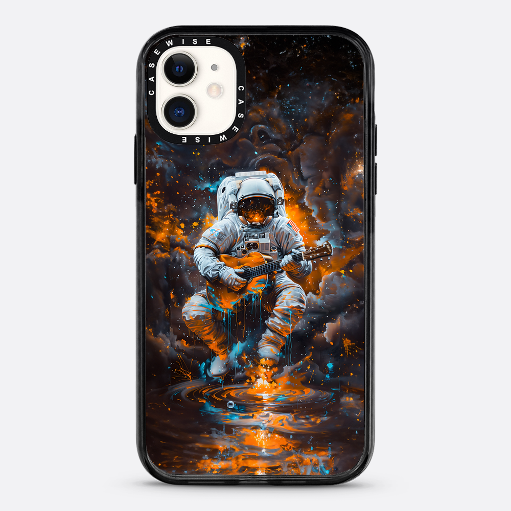 Astronaut spielt Gitarre - Hülle