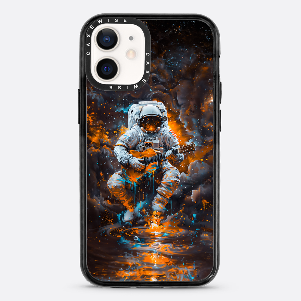 Astronaut spielt Gitarre - Hülle