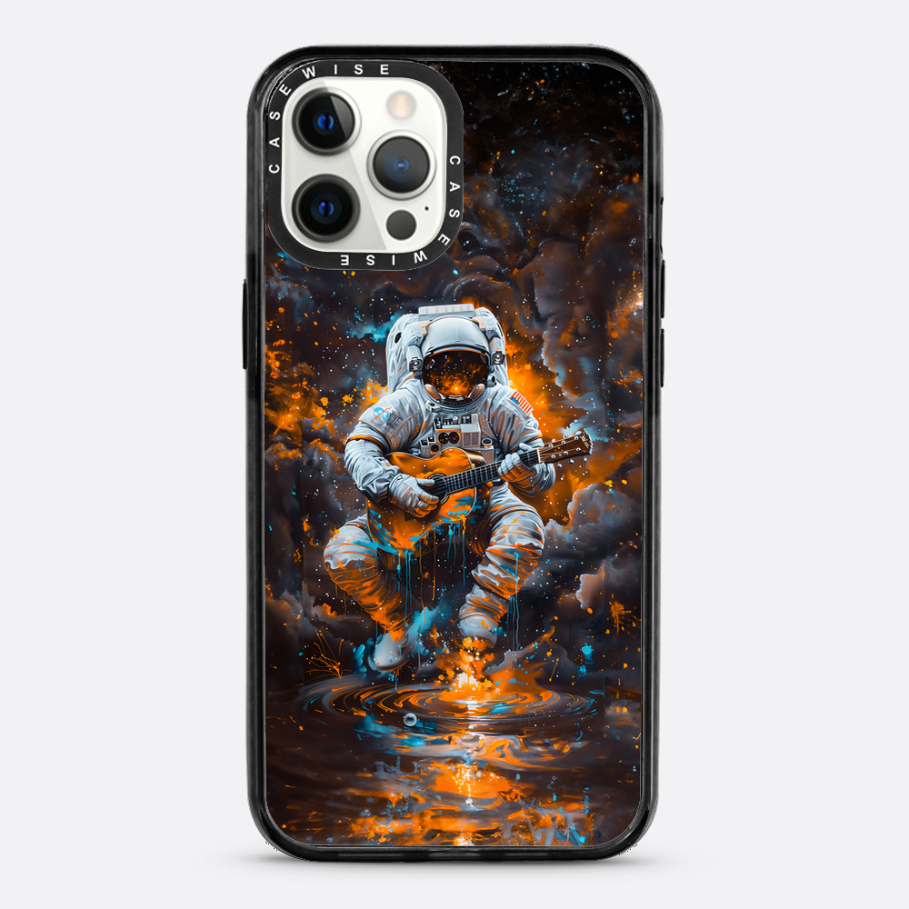 Astronaut spielt Gitarre - Hülle