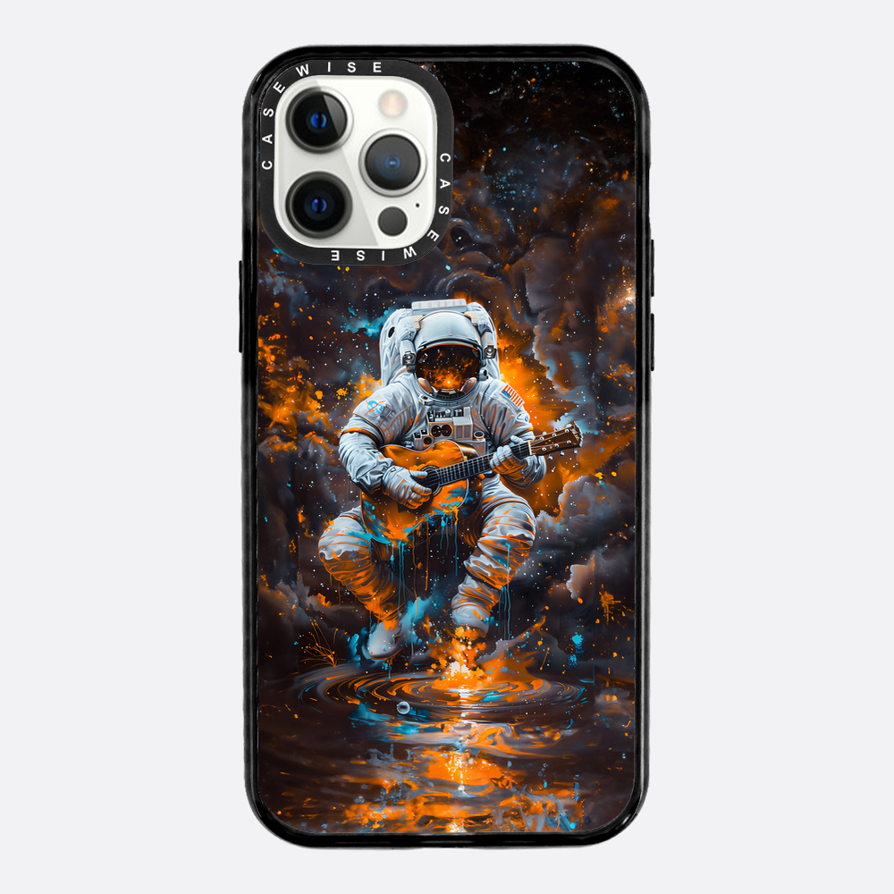 Astronaut spielt Gitarre - Hülle