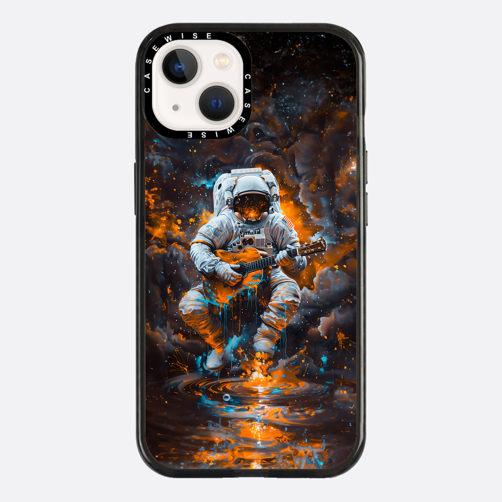 Astronaut spielt Gitarre - Hülle