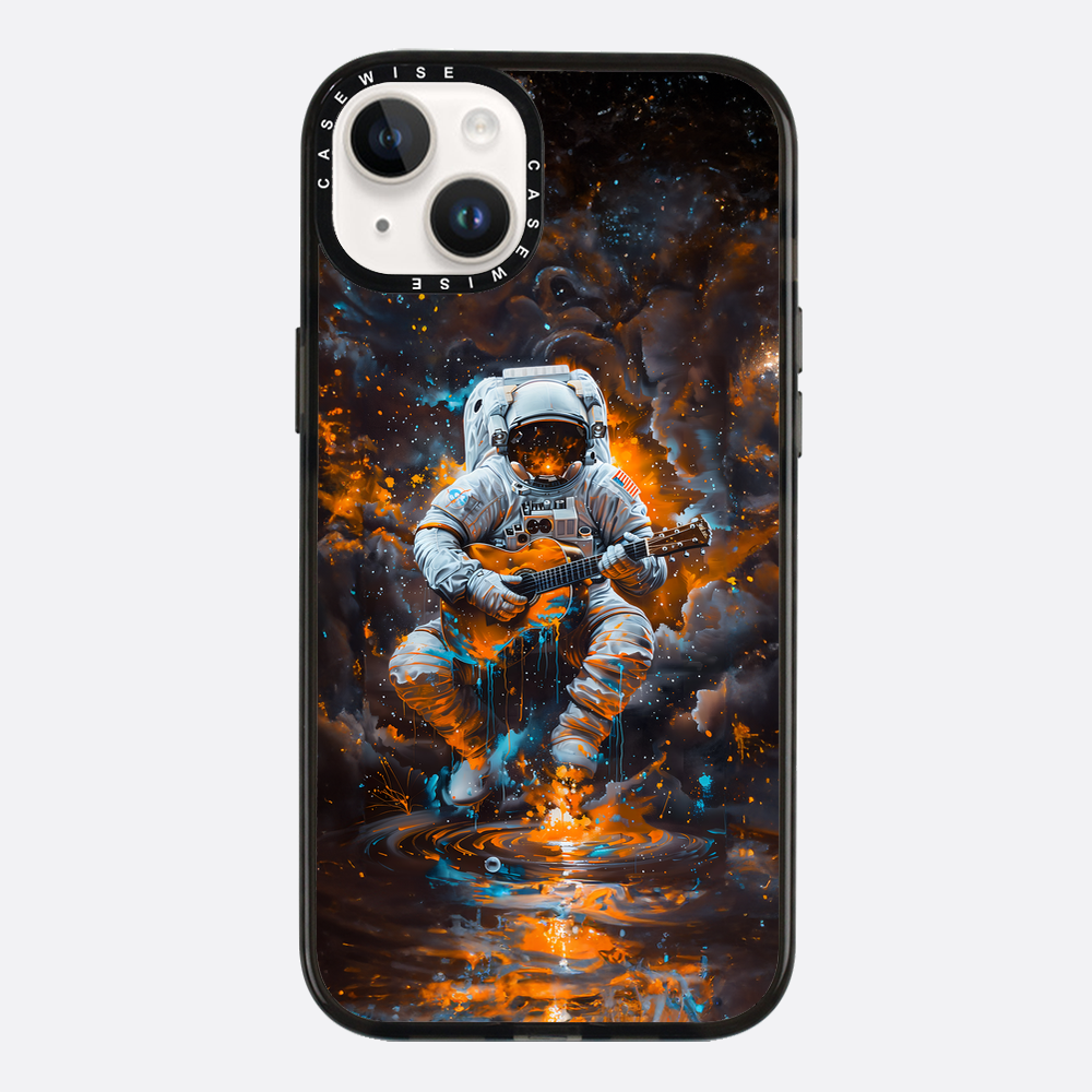 Astronaut spielt Gitarre - Hülle