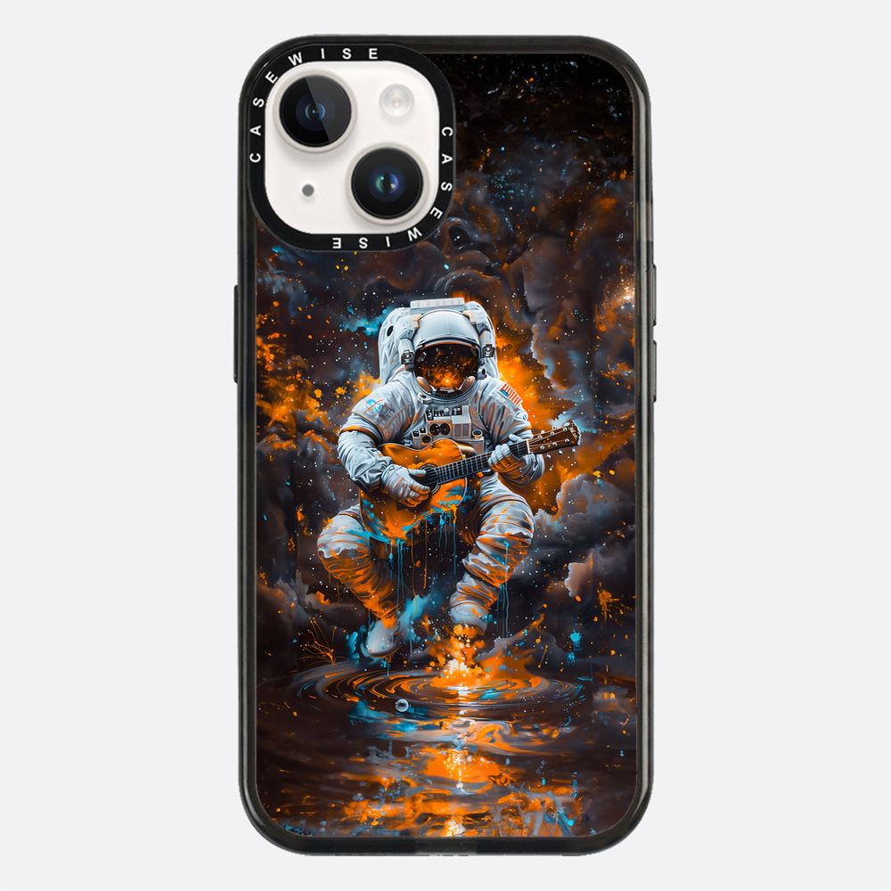 Astronaut spielt Gitarre - Hülle
