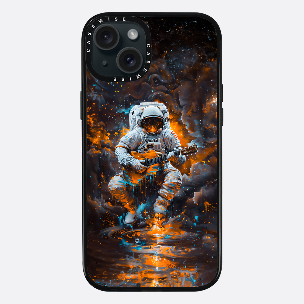 Astronaut spielt Gitarre - Hülle