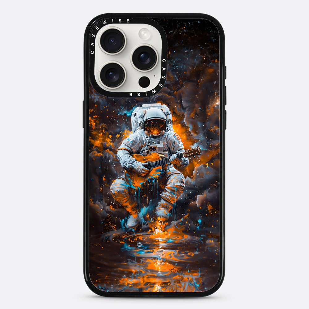 Astronaut spielt Gitarre - Hülle