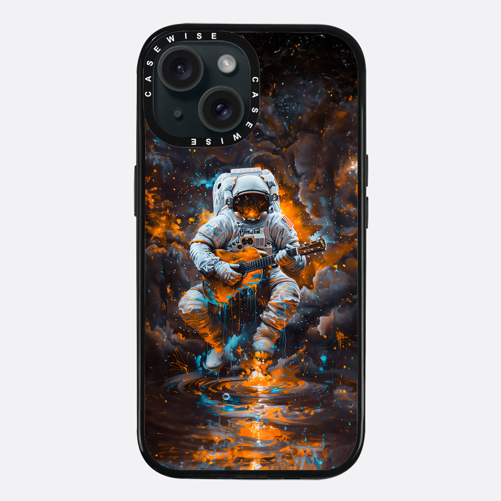 Astronaut spielt Gitarre - Hülle