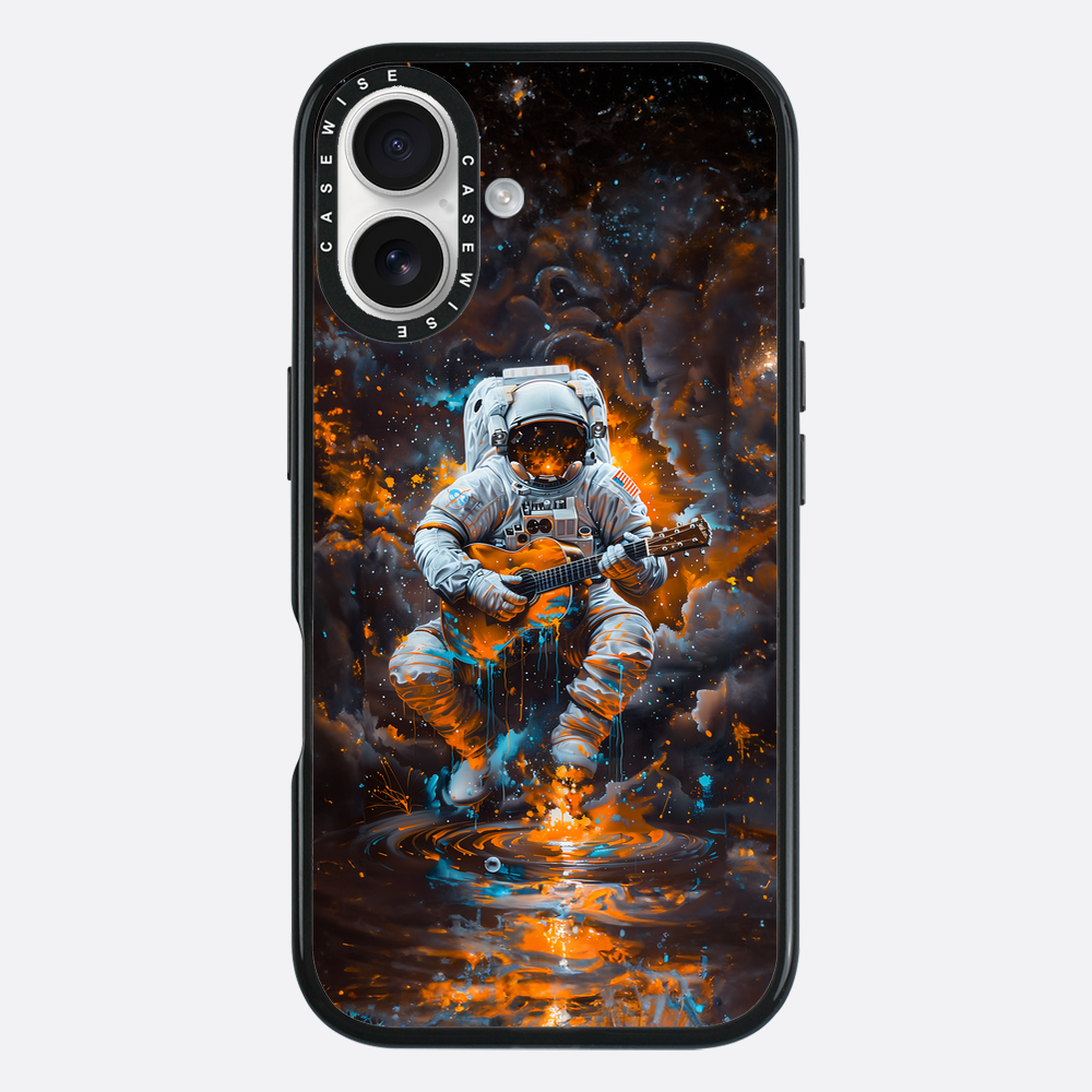 Astronaut spielt Gitarre - Hülle