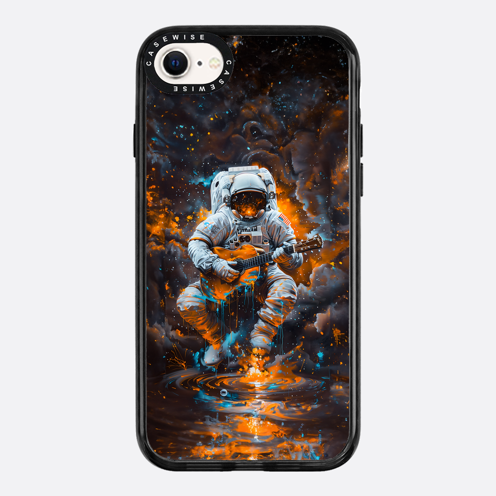 Astronaut spielt Gitarre - Hülle