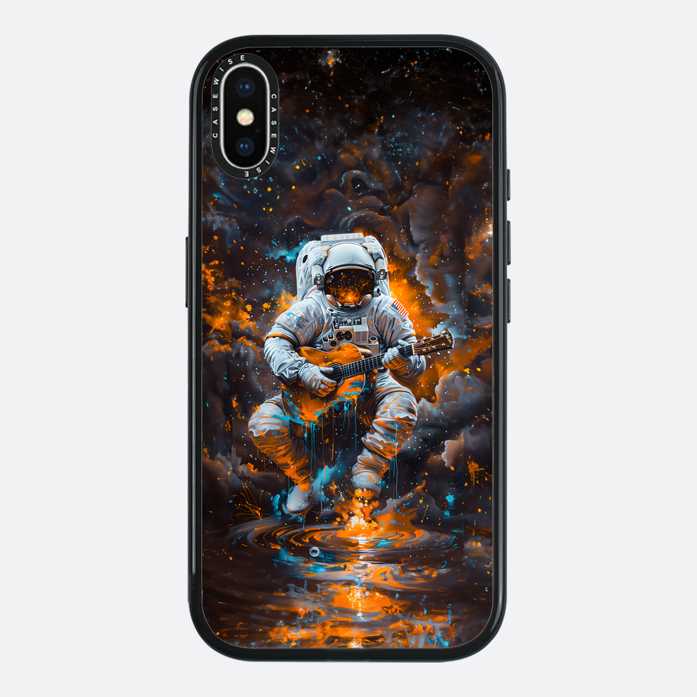 Astronaut spielt Gitarre - Hülle