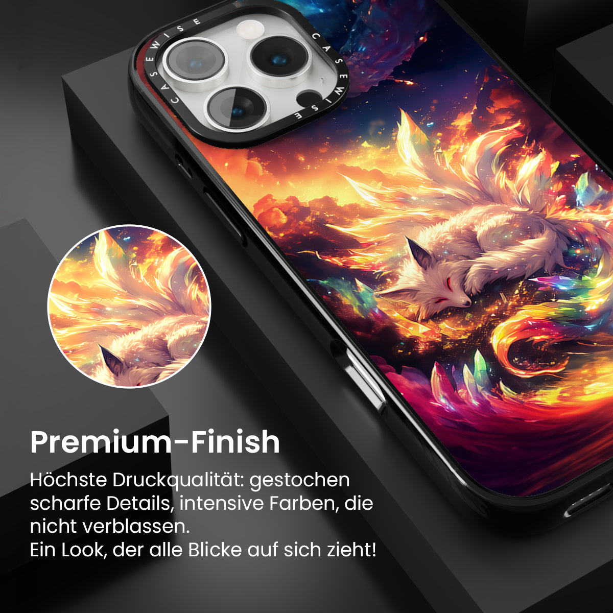 Regenbogenkristallkitsune - Hülle