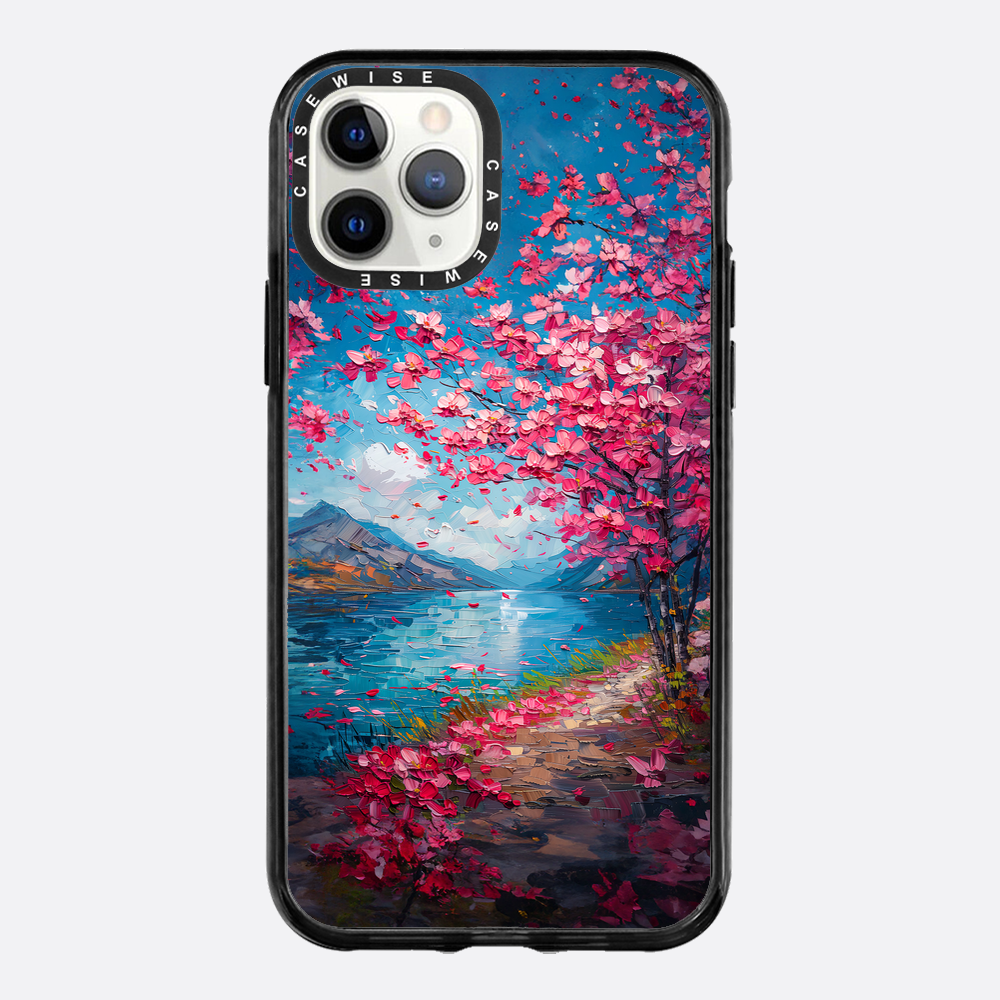 Kirschblüte Landschaft - Hülle