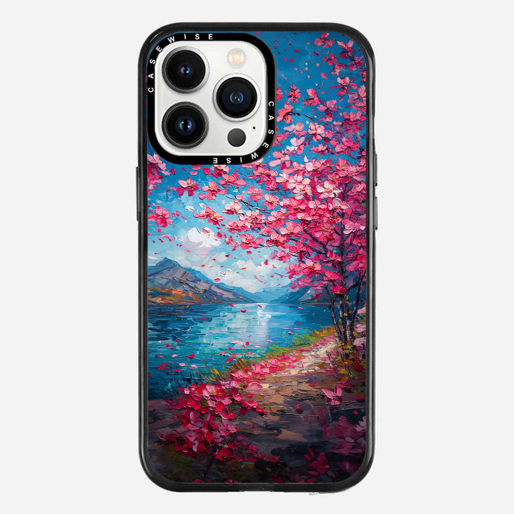 Kirschblüte Landschaft - Hülle
