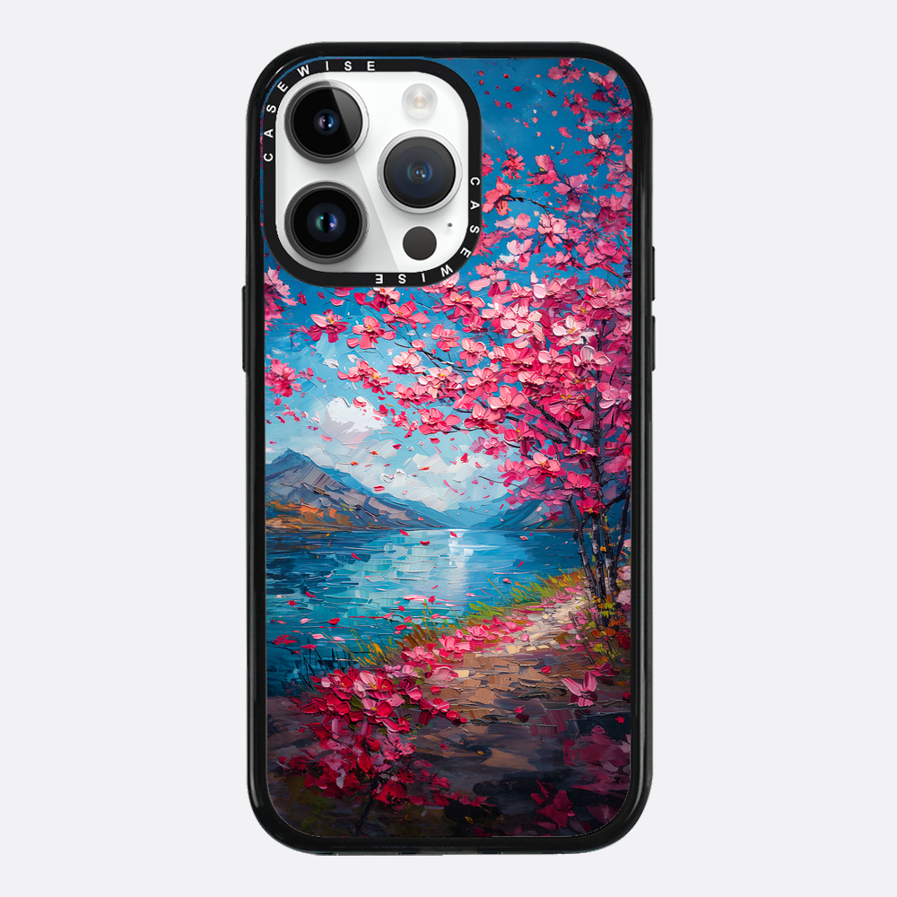 Kirschblüte Landschaft - Hülle