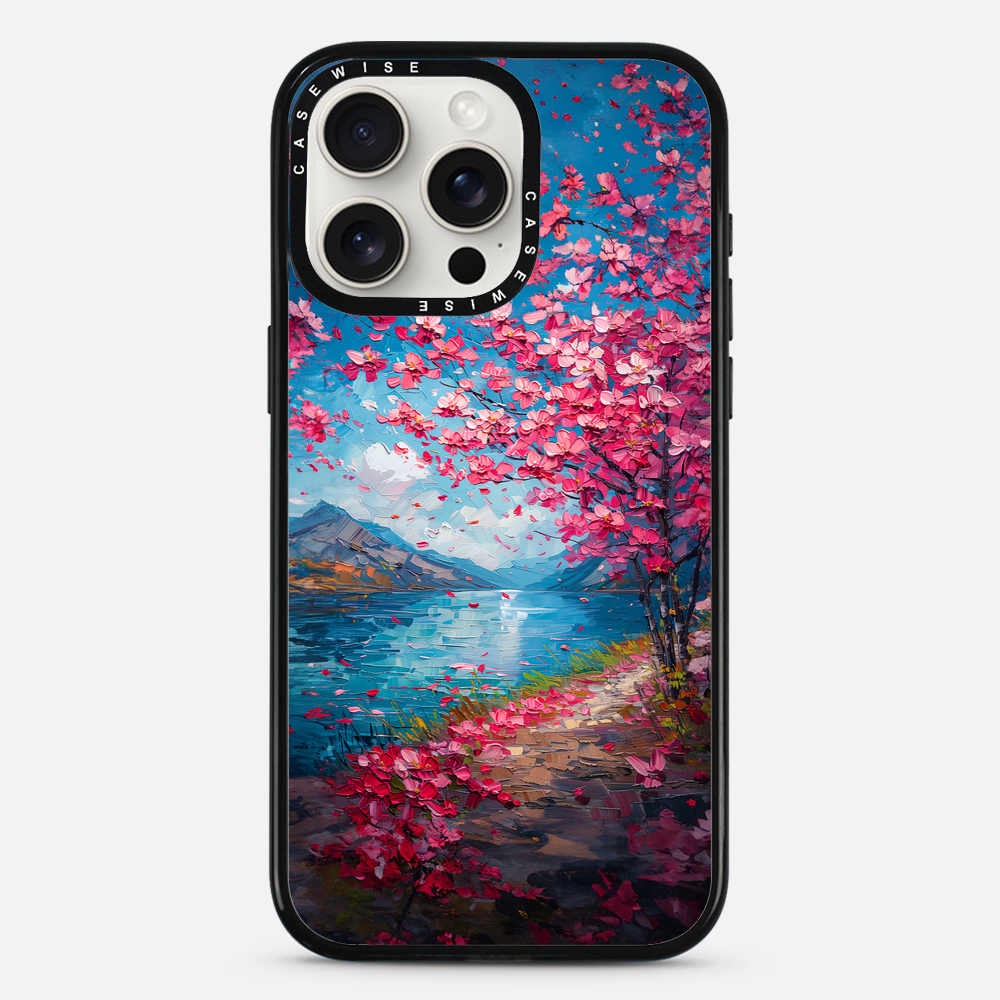 Kirschblüte Landschaft - Hülle