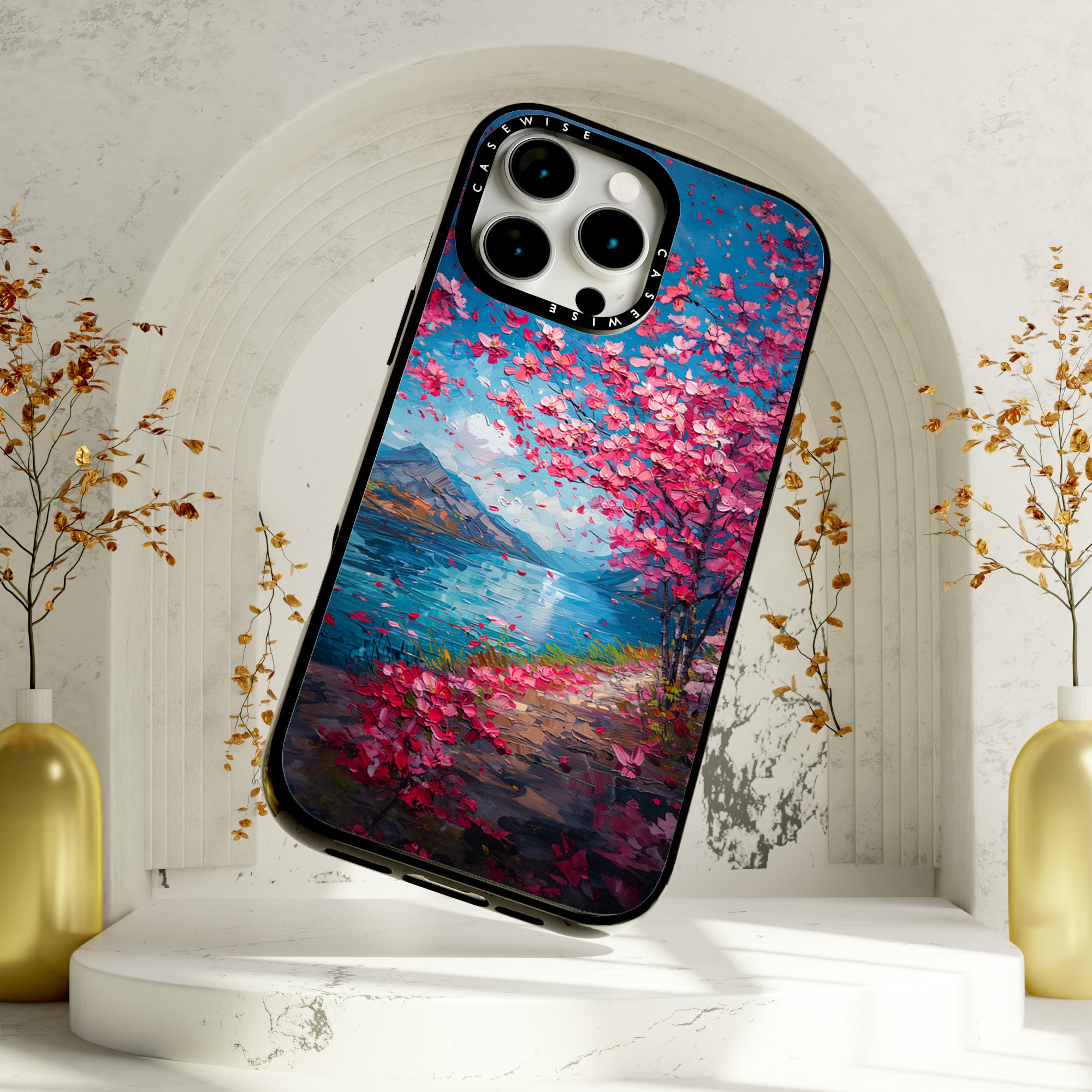 Kirschblüte Landschaft - Hülle