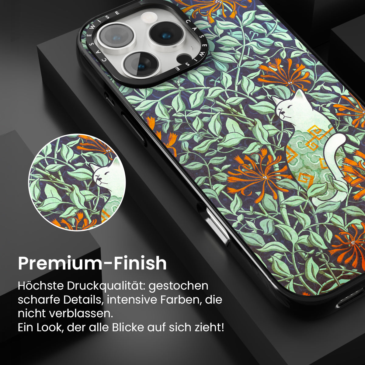 Katze und Geißblatt - Hülle