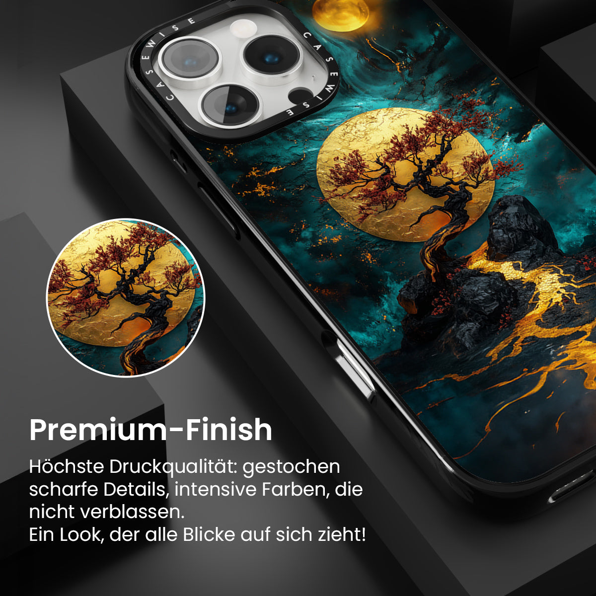 Golden geschliffene Welt - Hülle
