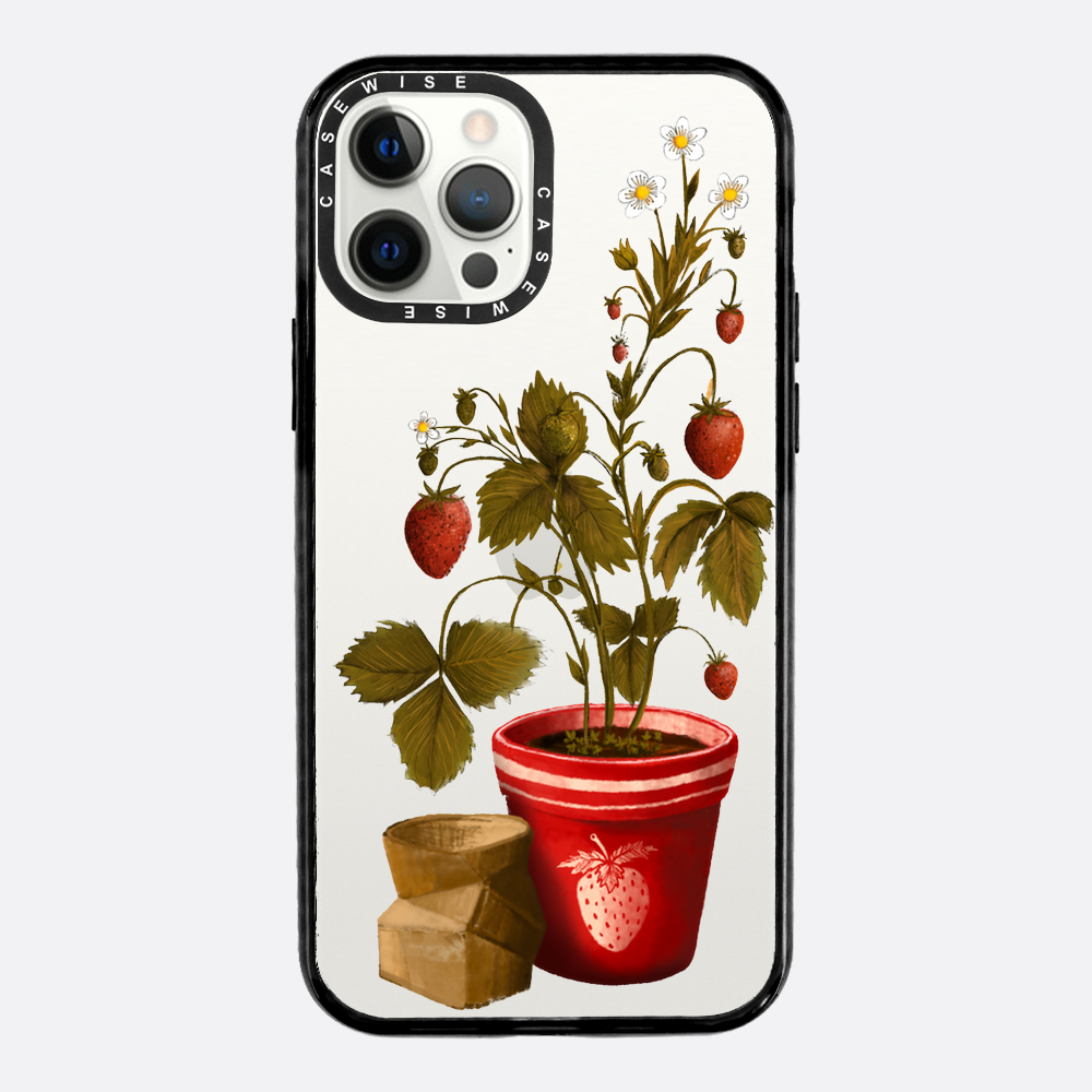 Erdbeeren in einem Topf - Hülle