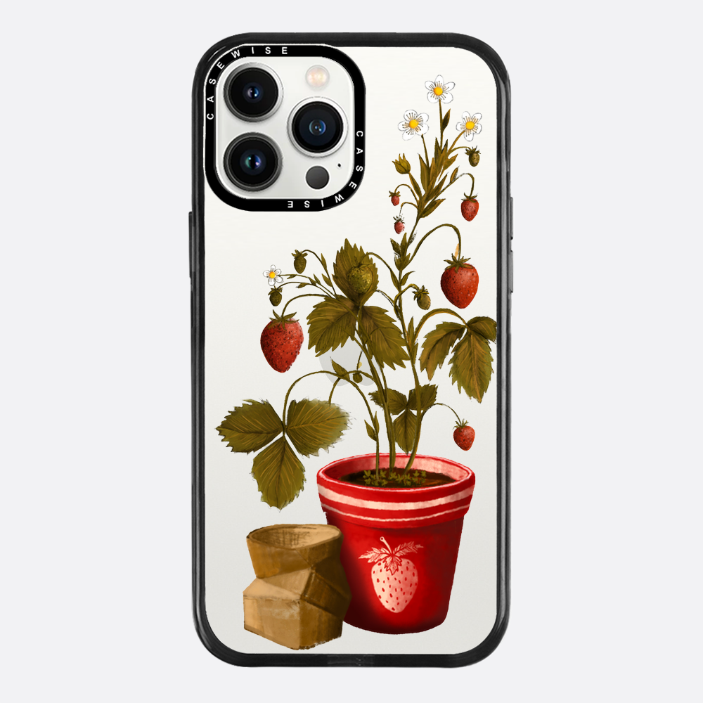 Erdbeeren in einem Topf - Hülle
