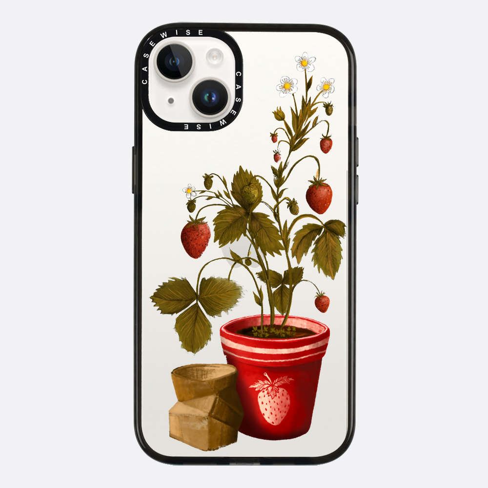 Erdbeeren in einem Topf - Hülle