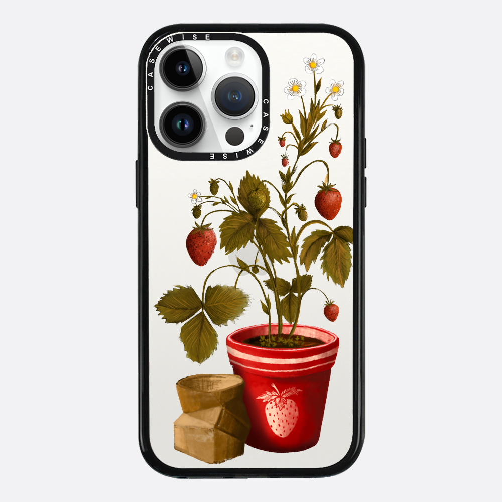 Erdbeeren in einem Topf - Hülle