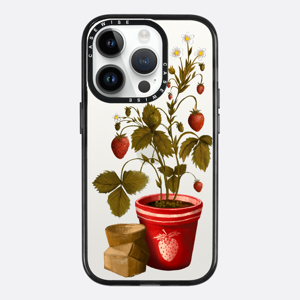 Erdbeeren in einem Topf - Hülle