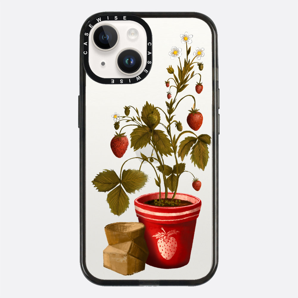 Erdbeeren in einem Topf - Hülle