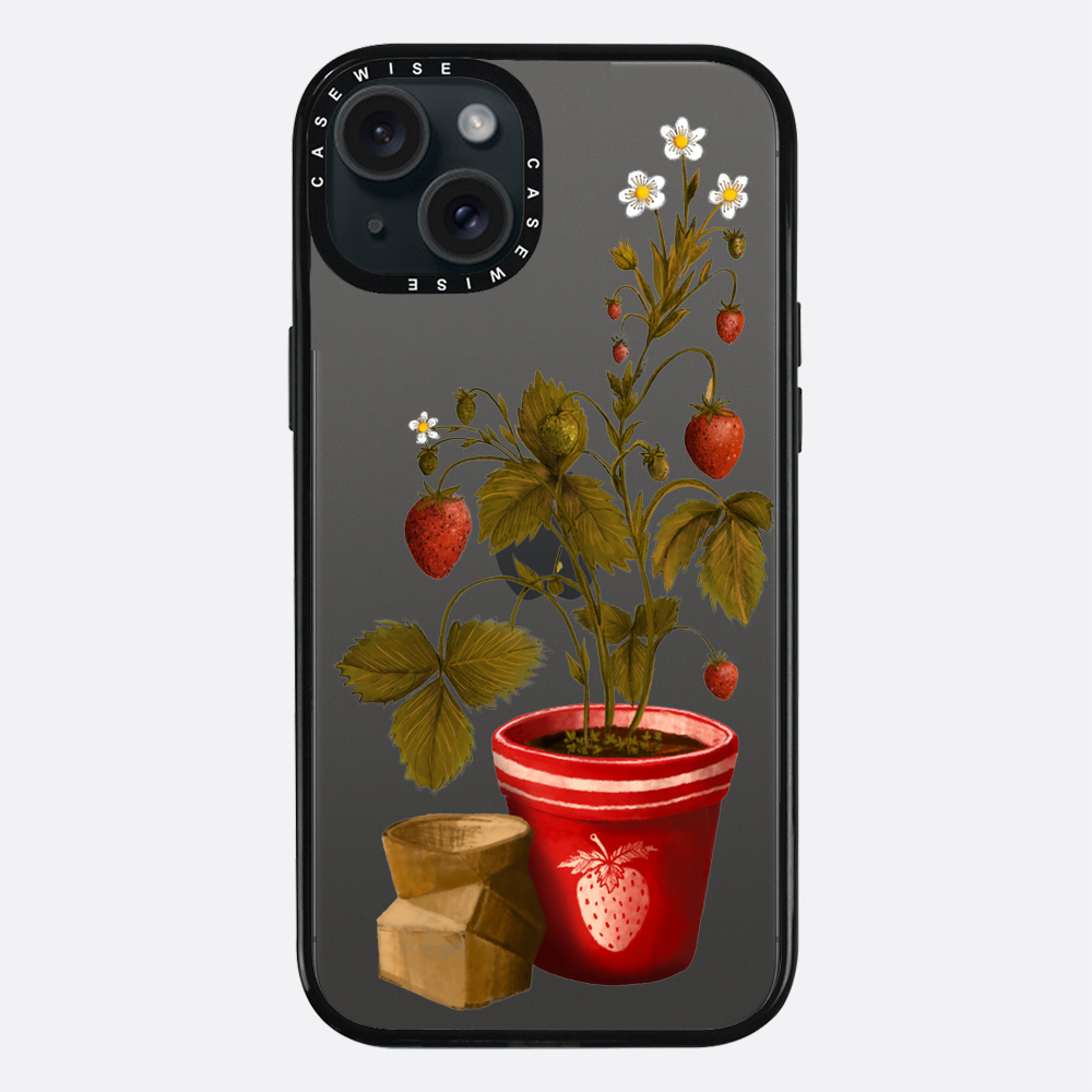 Erdbeeren in einem Topf - Hülle