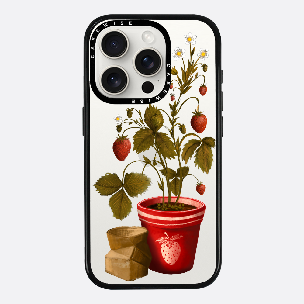 Erdbeeren in einem Topf - Hülle