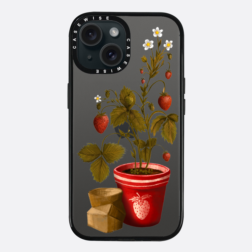 Erdbeeren in einem Topf - Hülle