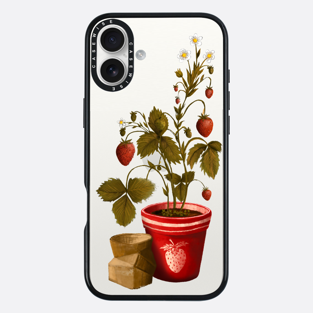 Erdbeeren in einem Topf - Hülle
