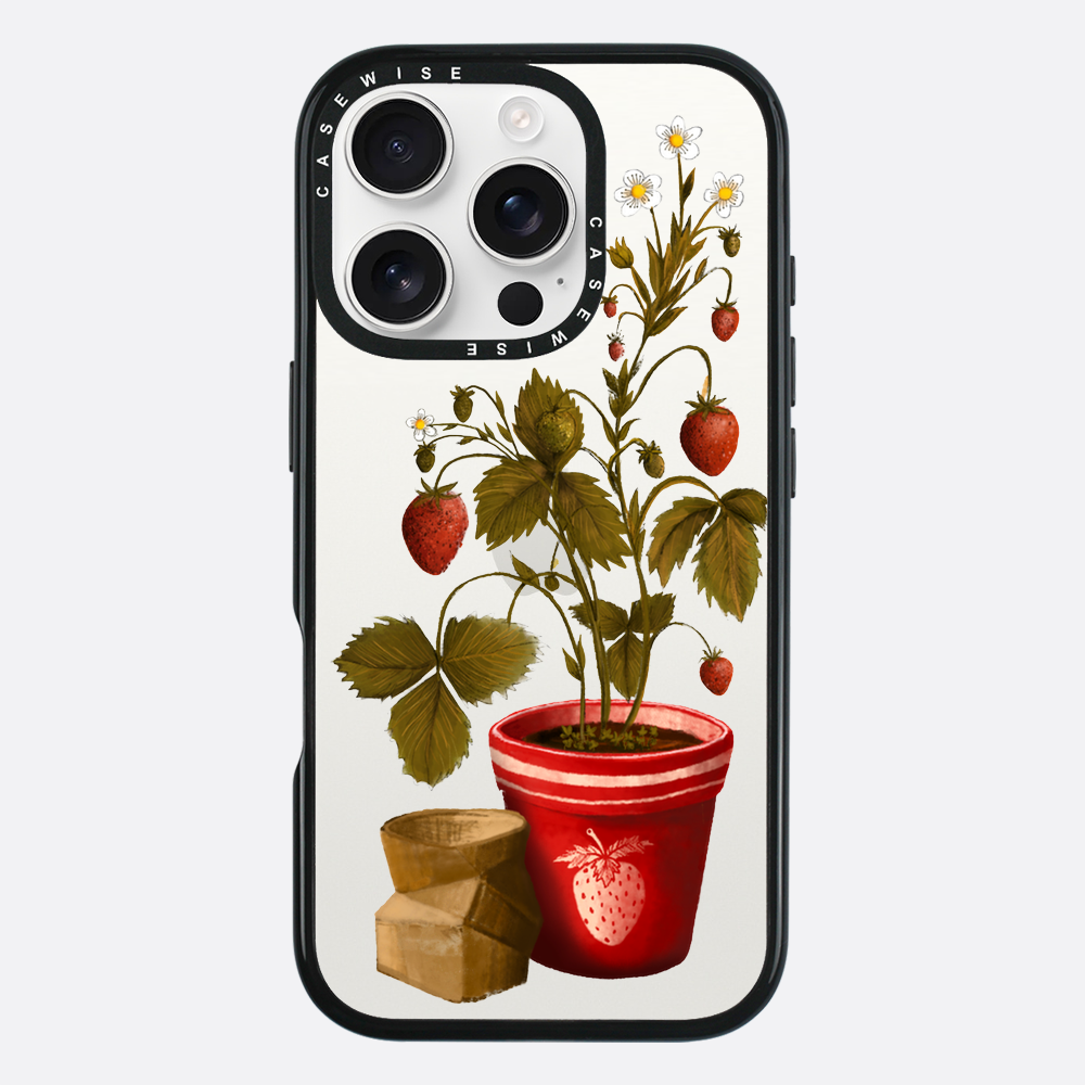 Erdbeeren in einem Topf - Hülle
