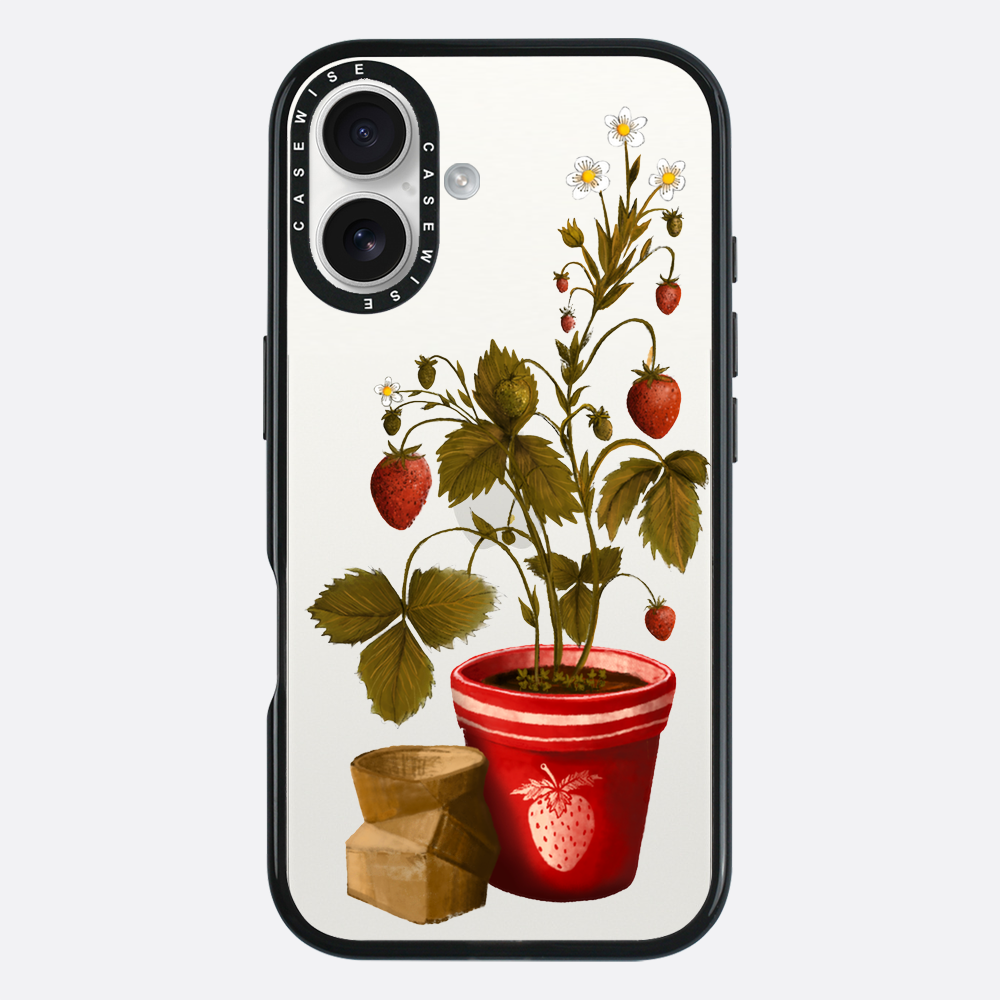 Erdbeeren in einem Topf - Hülle