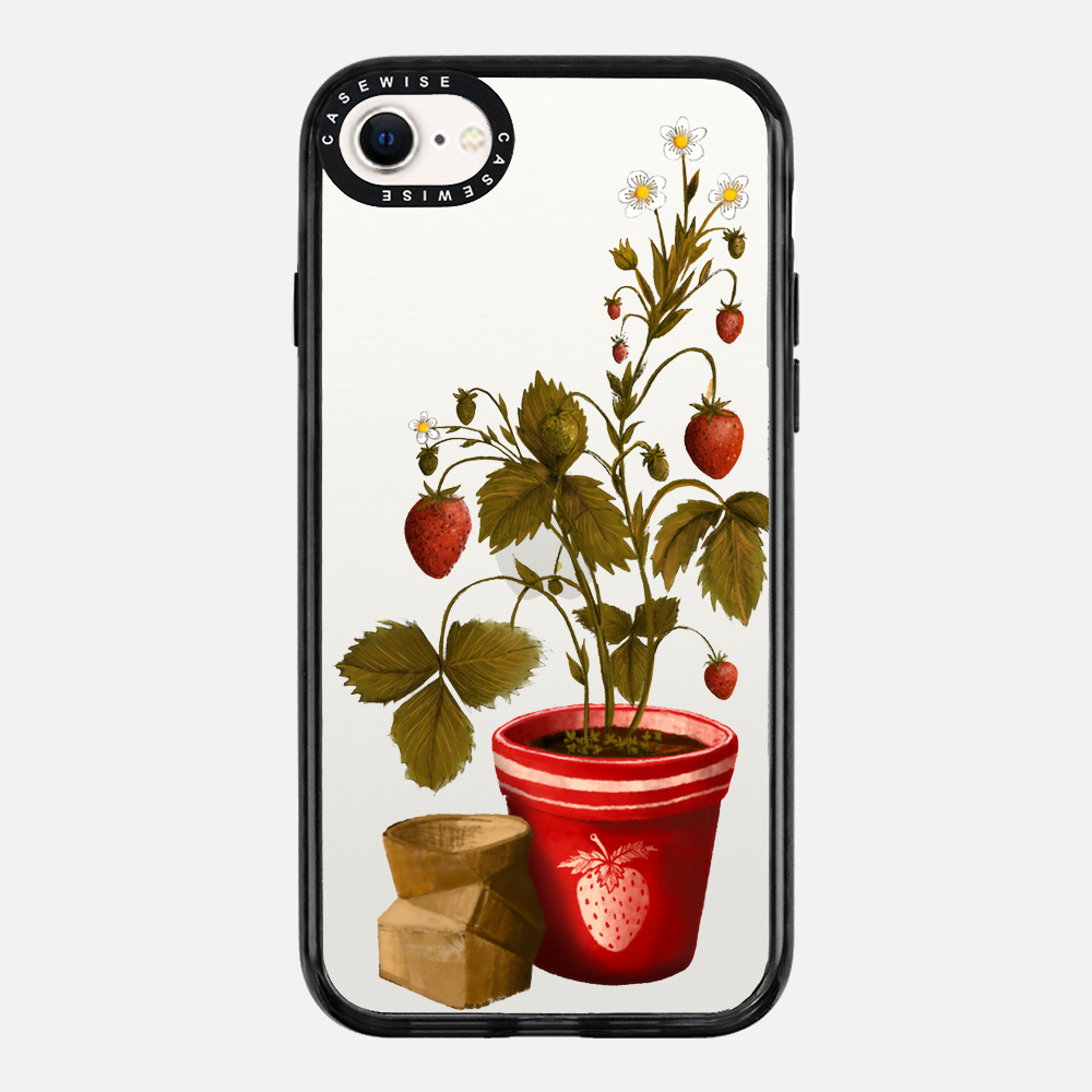 Erdbeeren in einem Topf - Hülle