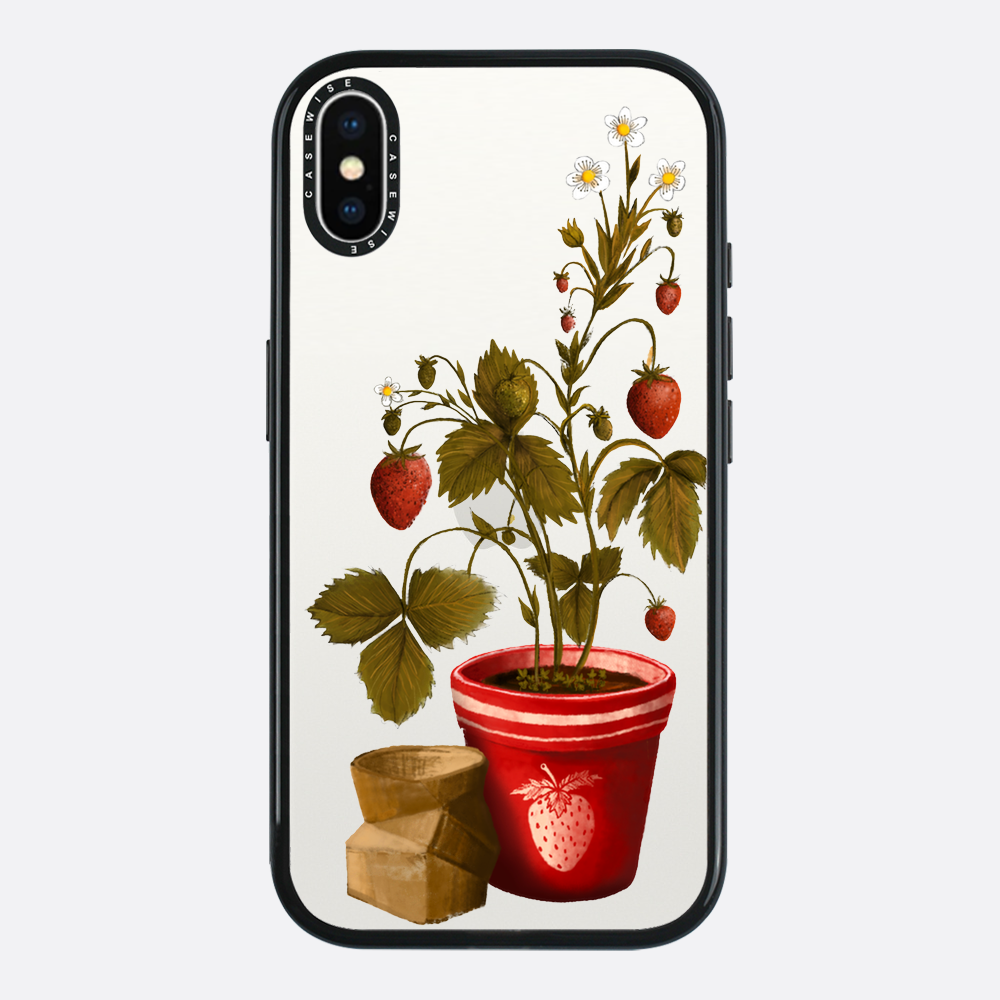 Erdbeeren in einem Topf - Hülle