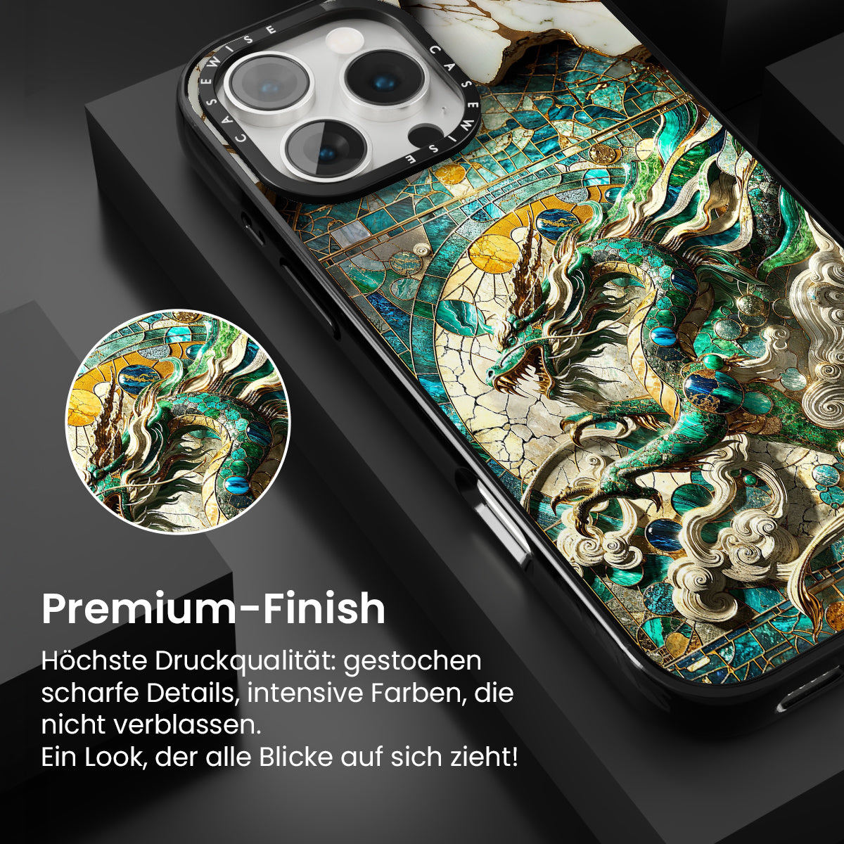 Asiatischer Jade Drache Kingugi - Hülle