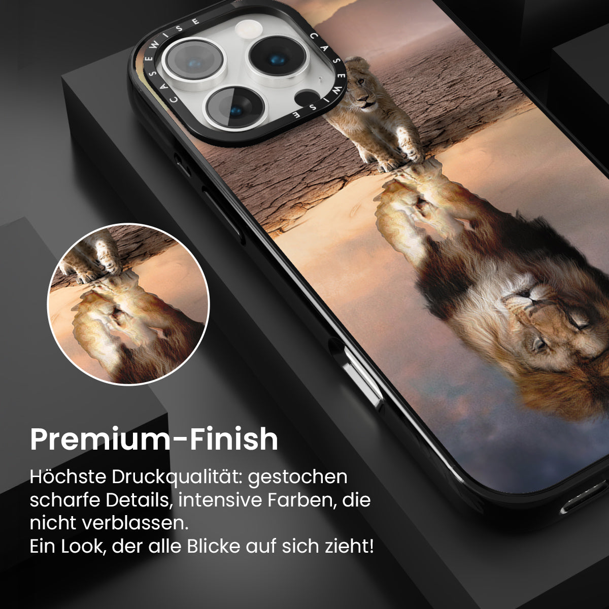 Löwe Reflexion - Hülle