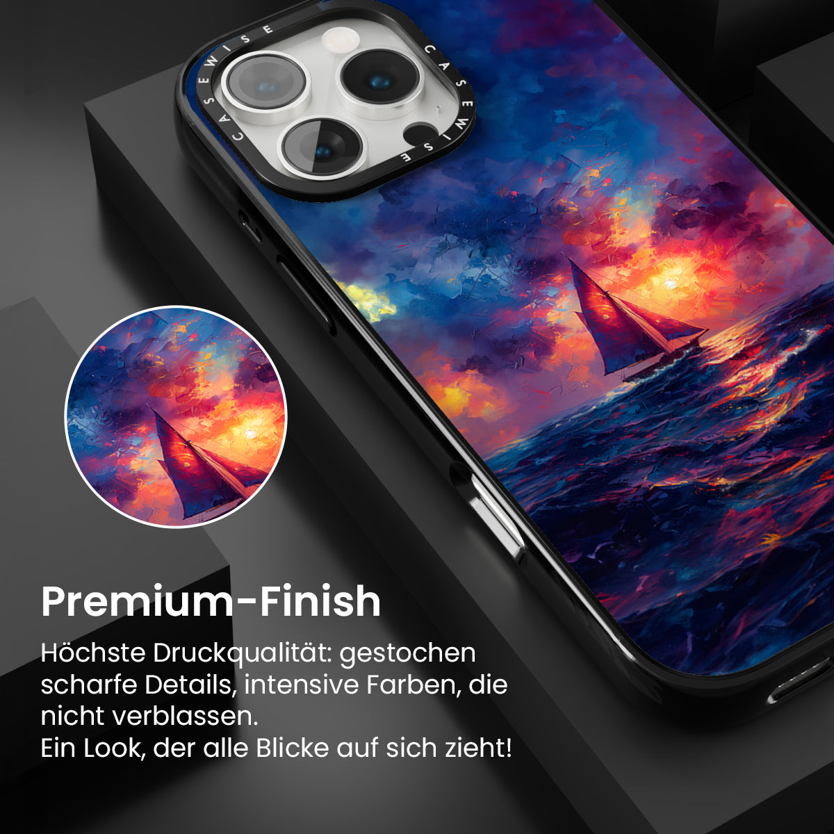 Segeln im Sonnenuntergang - Hülle