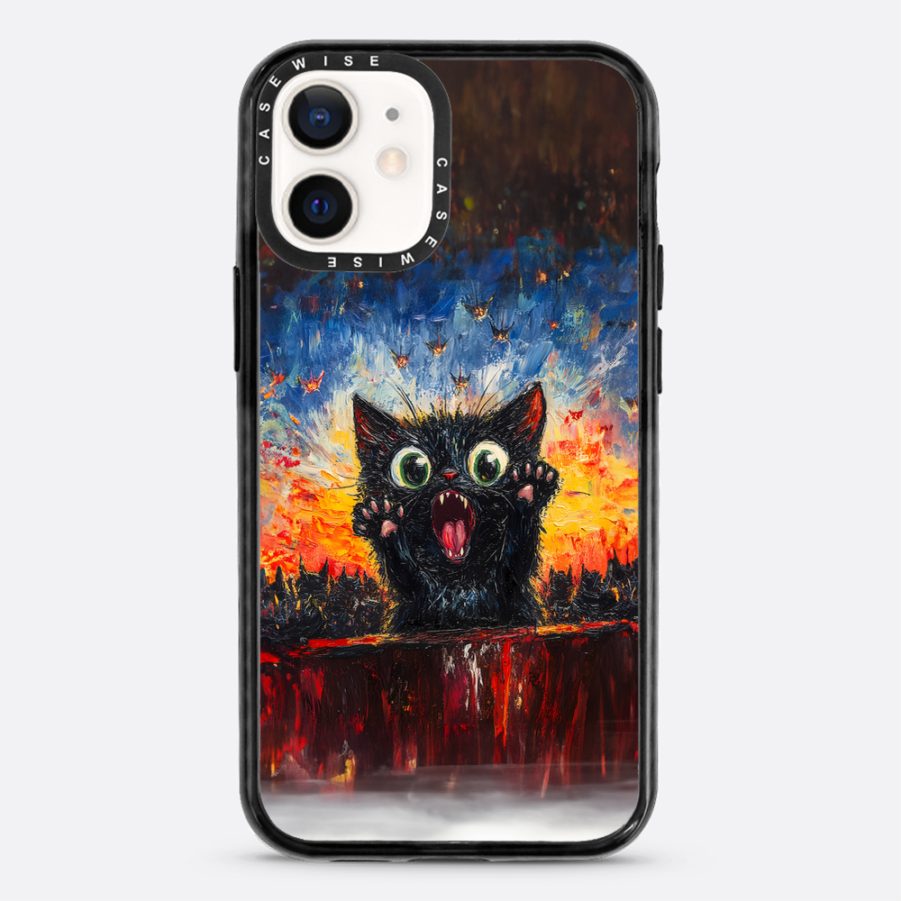 Verängstigte Katze - Hülle