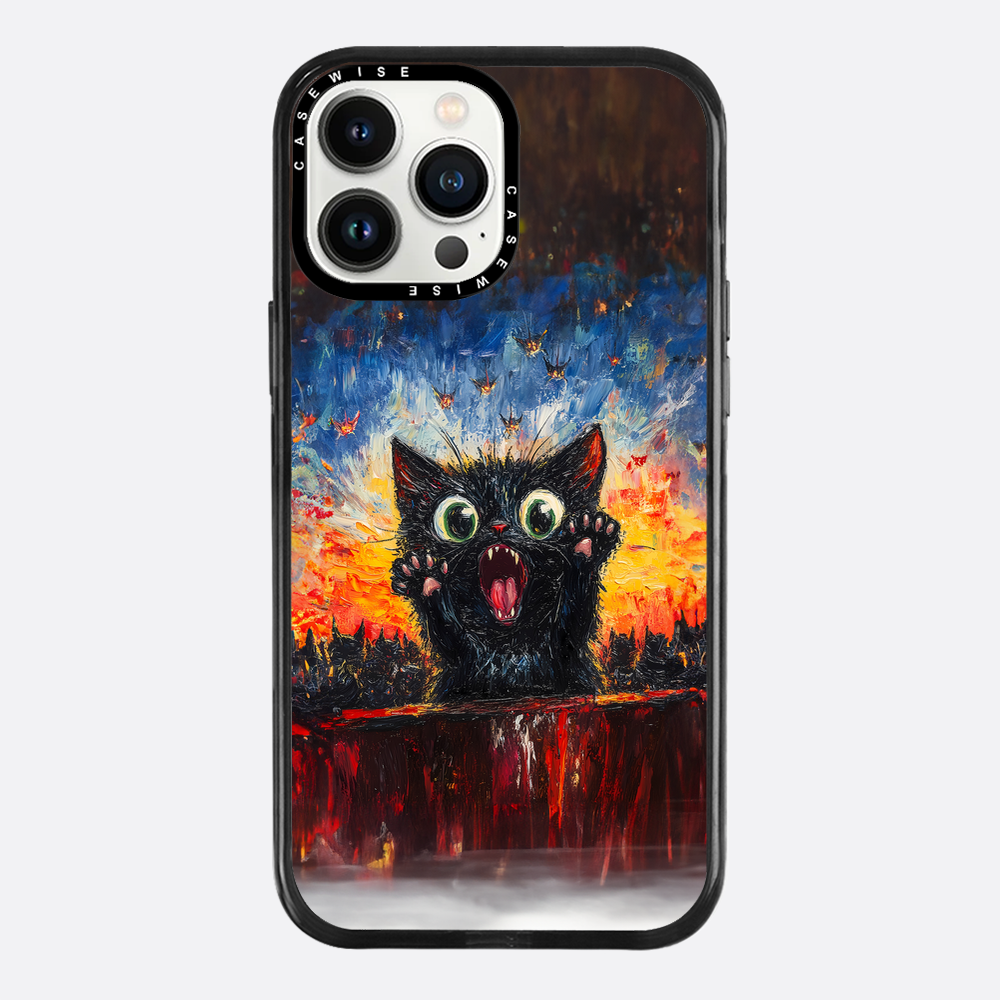 Verängstigte Katze - Hülle