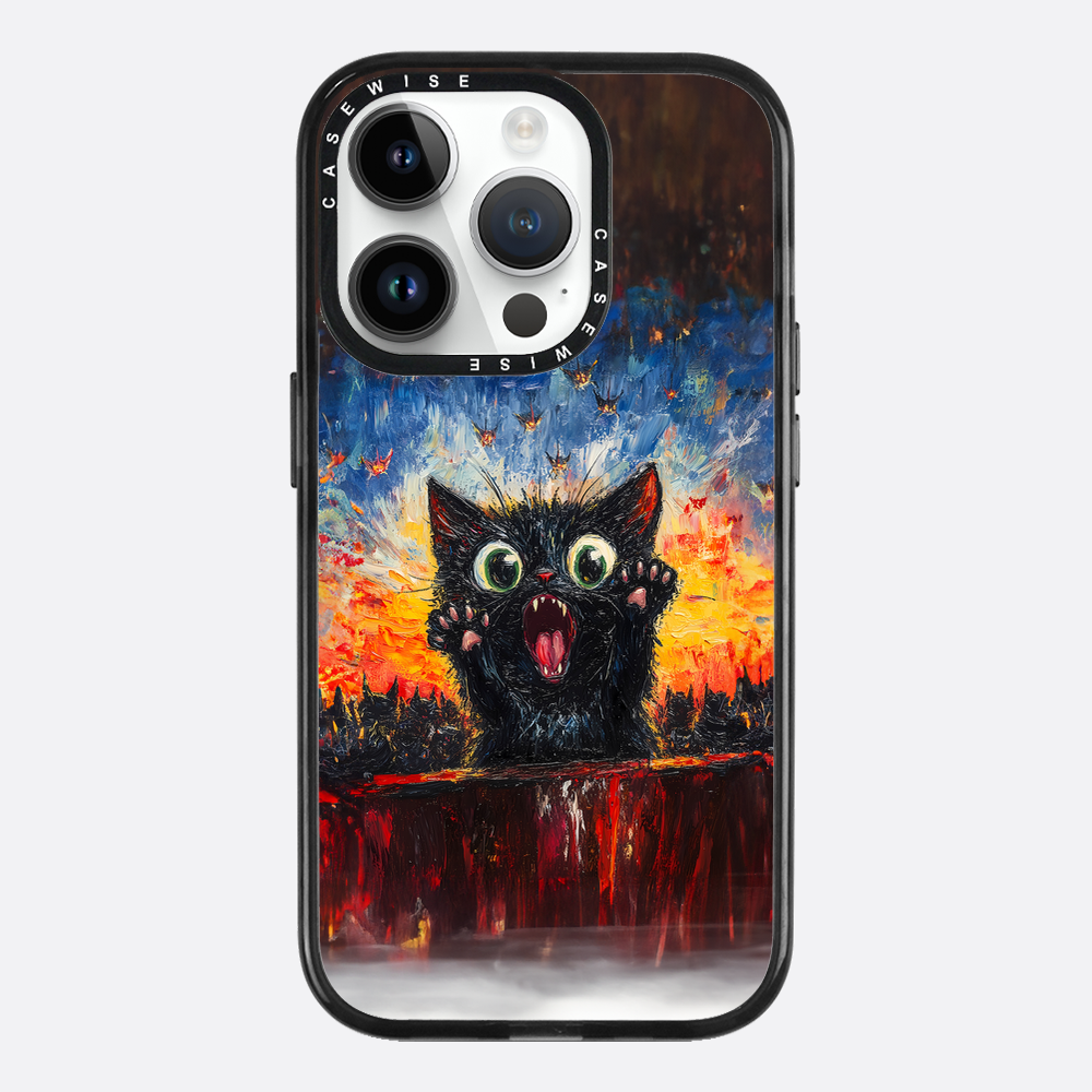 Verängstigte Katze - Hülle