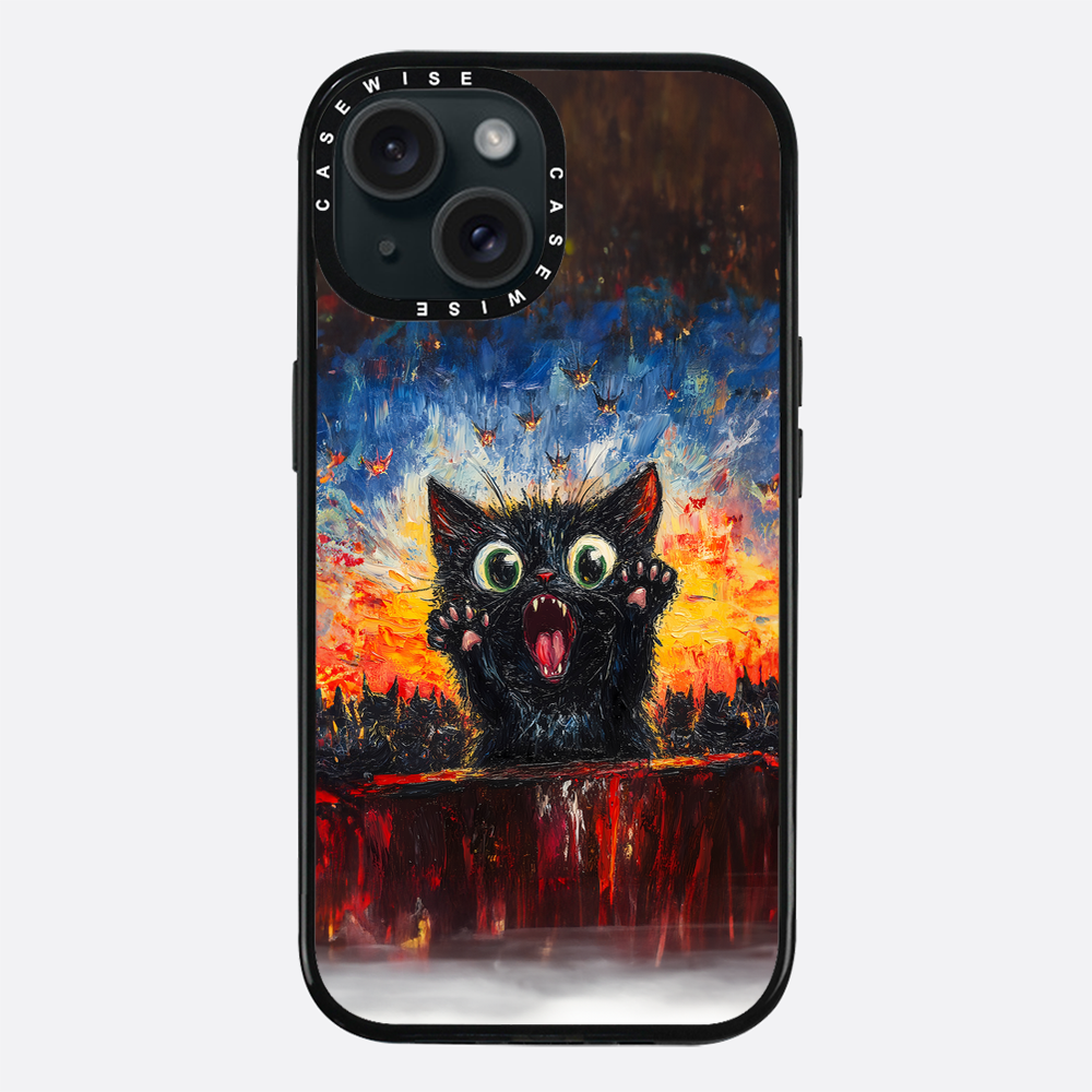 Verängstigte Katze - Hülle